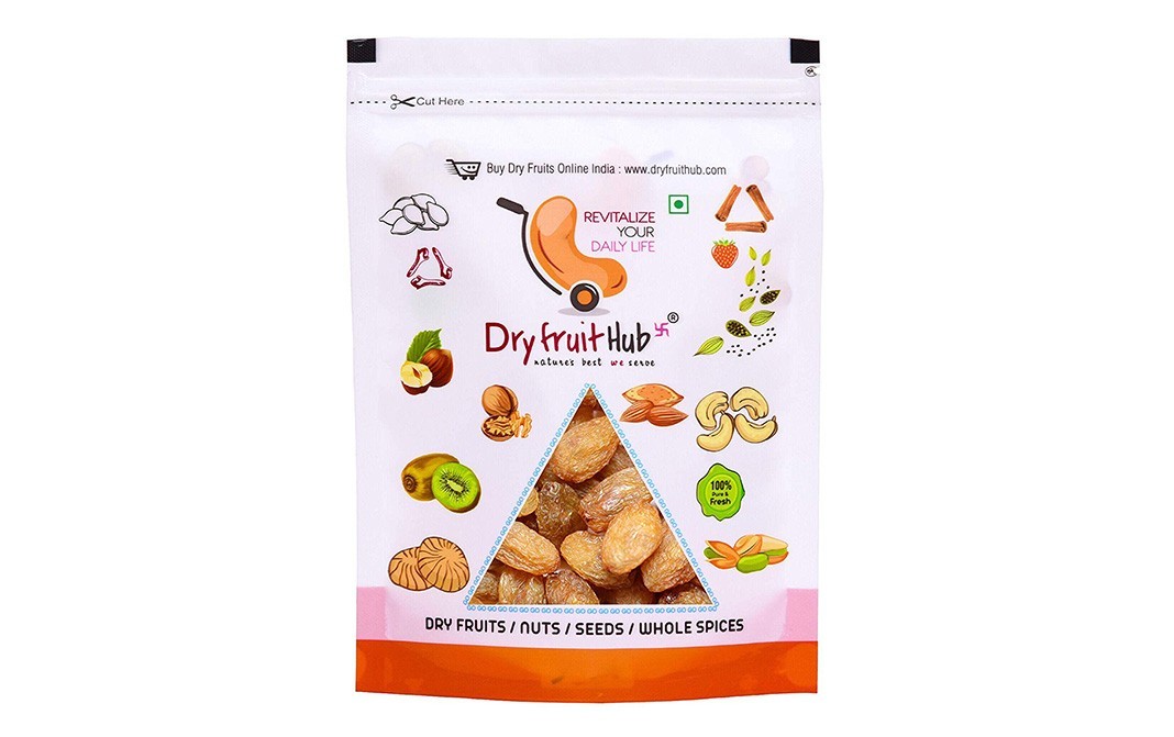Dryfruit Hub Raisins With Seeds46    Pack  400 grams